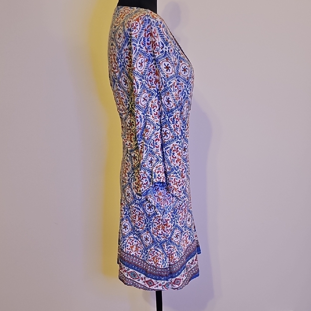 Bohemian Print Tunic Dress - Picture 5 of 12